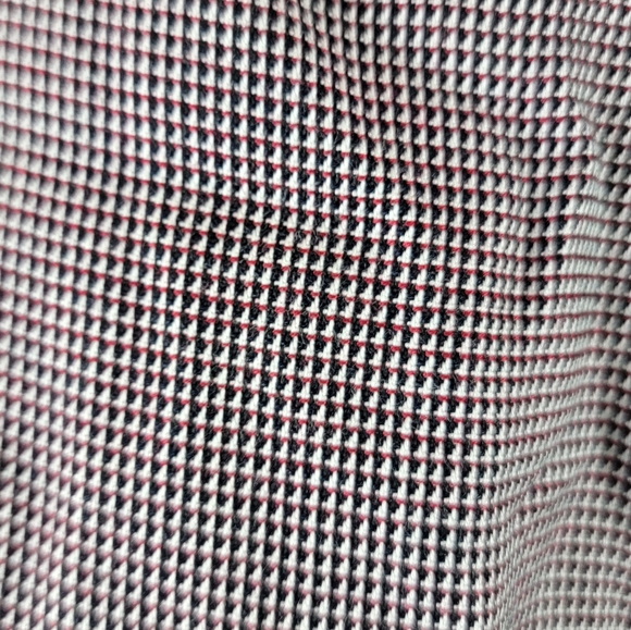 Vintage Saville Red, Black Houndstooth Single Button  Blazer Women's Size 12 USA - Picture 11 of 16